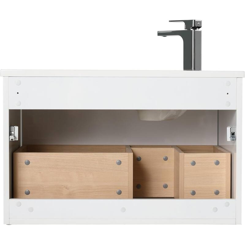 Blossom Wall Mounted Bathroom Vanity with Sink