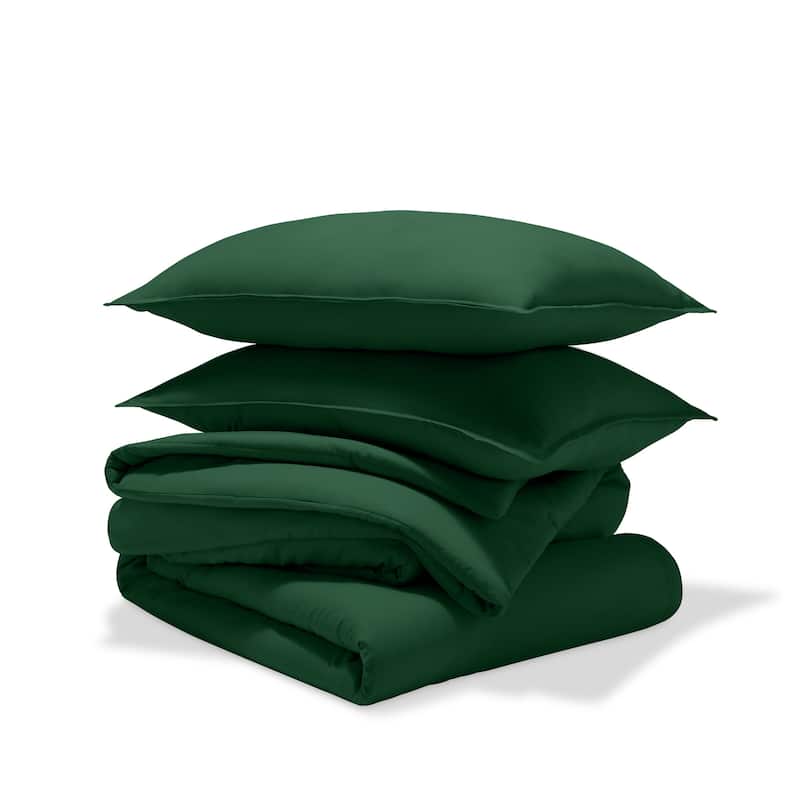 Bare Home Down Alternative Track Stitch Comforter Set