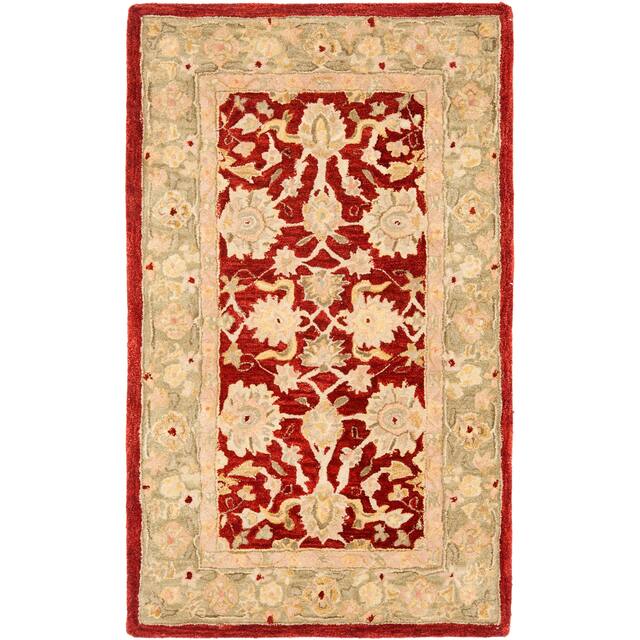SAFAVIEH Anatolia Angeline Traditional Oriental Hand-spun Wool Rug
