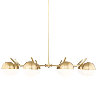 Z-Lite 7517-8 Realm Sphere 8 Light 44" Wide Chandelier