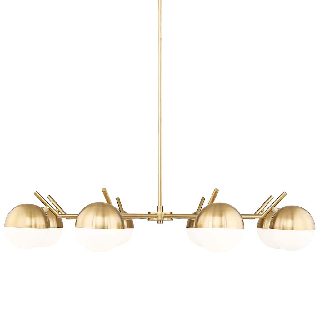 Z-Lite 7517-8 Realm Sphere 8 Light 44" Wide Chandelier