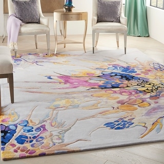 Nourison Prismatic Modern Abstract Floral Area Rug