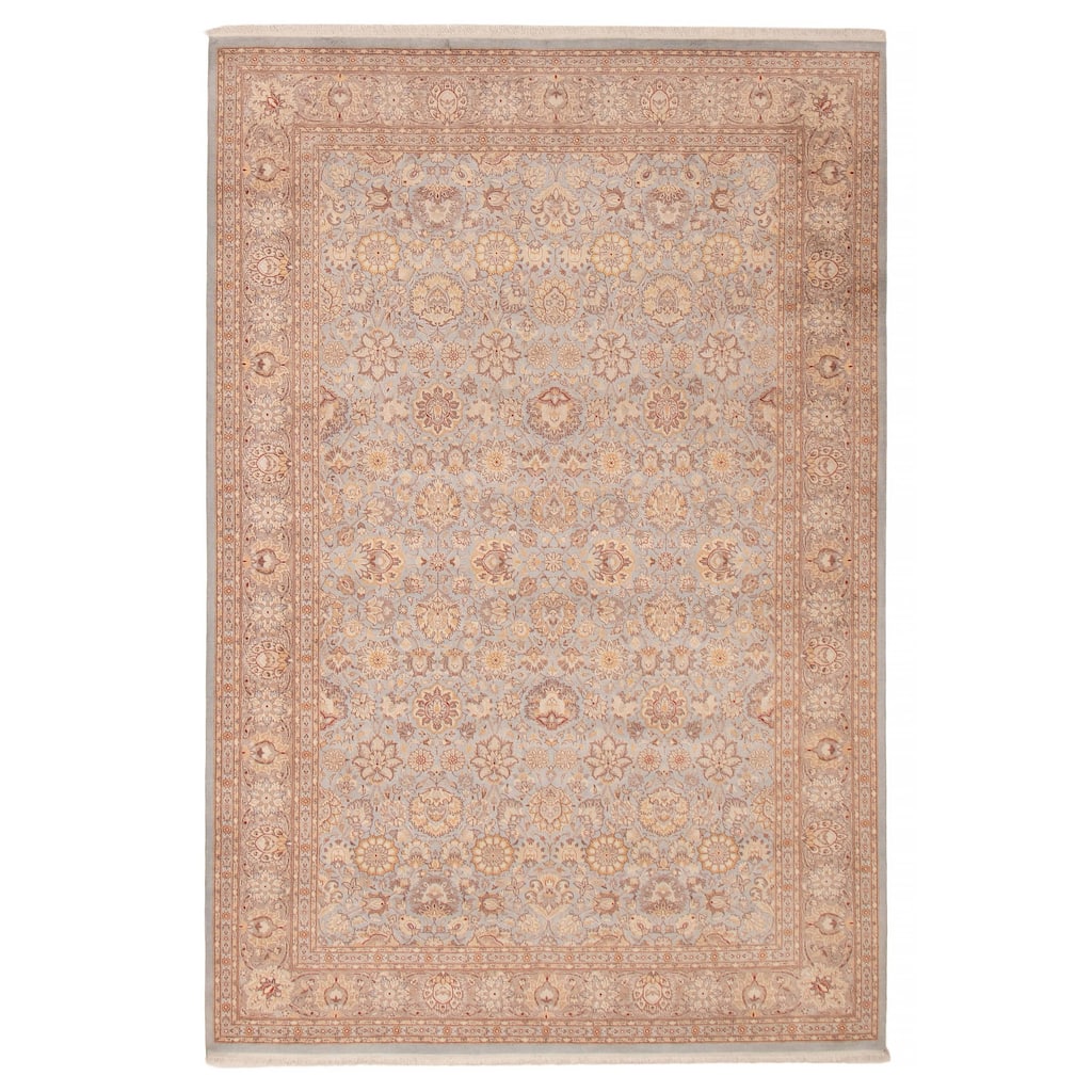 ECARPETGALLERY Hand-knotted Pako Persian 18 Of 20 Blue Wool Rug - 6'3 x 9'4