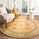 preview thumbnail 12 of 94, SAFAVIEH Handmade Antiquity Mazie Traditional Oriental Wool Rug 3'6" Round - Gold - Round