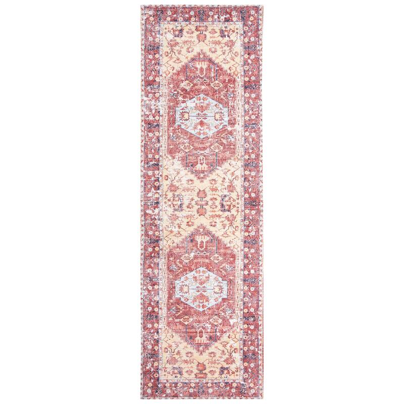 SAFAVIEH Saffron Margaretta Contemporary Oriental Cotton Rug-