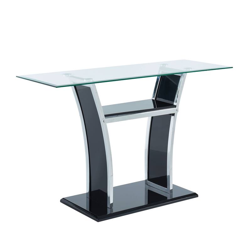 Bofi Modern 48-inch Metal 2-Shelf Sofa Table by Furniture of America