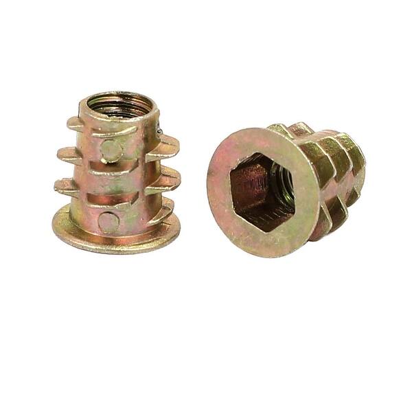 Shop M5x10mm Interface Hex Socket Threaded Insert Nuts 100pcs For
