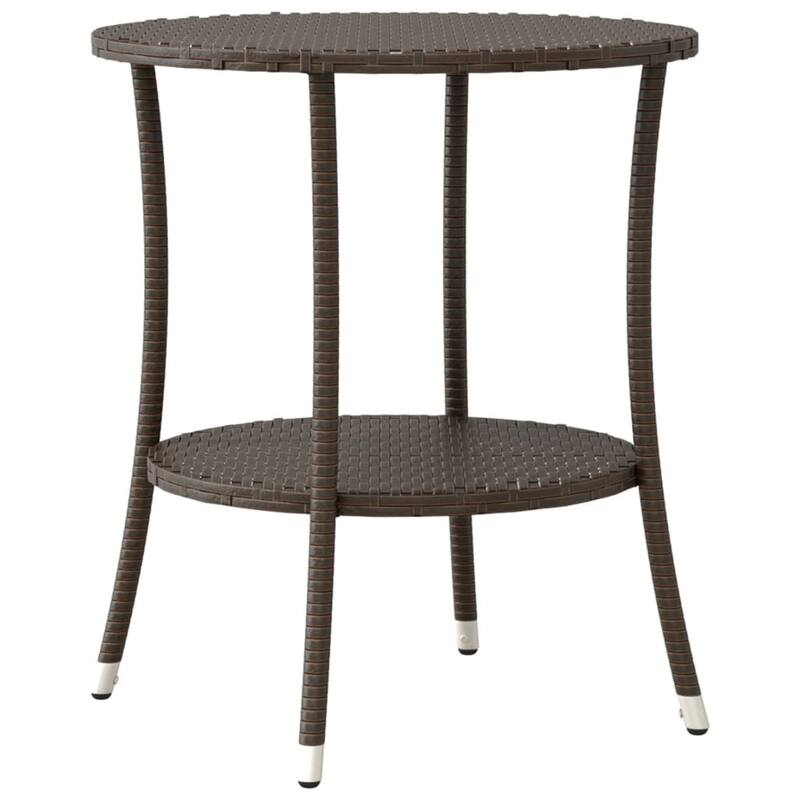 vidaXL Bistro Set Beige/Black/Brown/Grey - 23.2 x 22.0 x 36.2