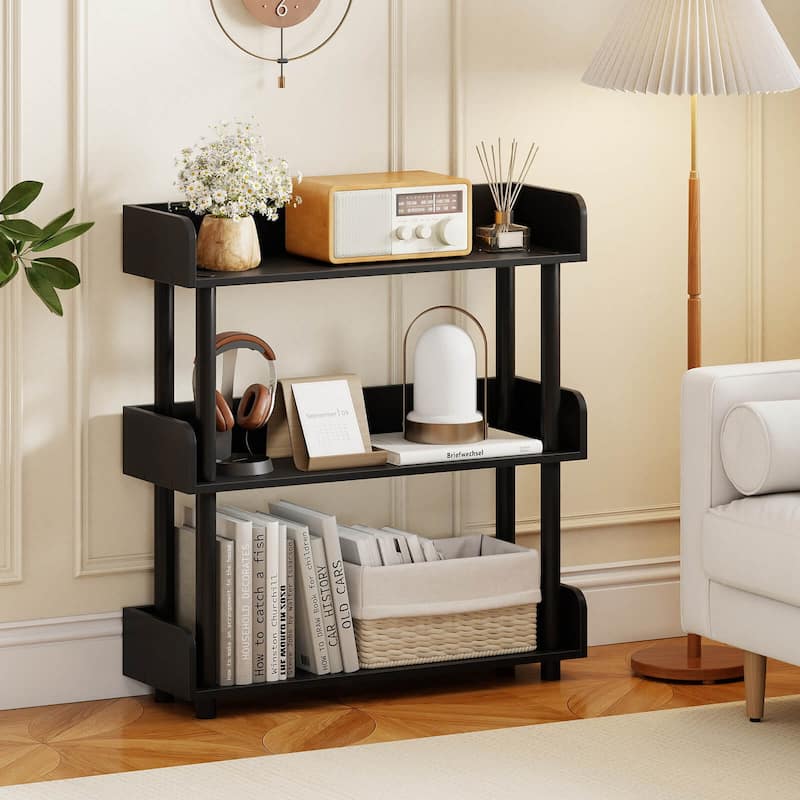 Costway 1/2 PCS 3-Tier Bookshelf with Anti-Tipping Kit, Industrial - See Details