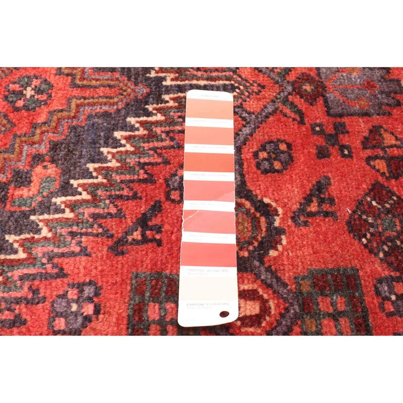 ECARPETGALLERY Hand-knotted Andelz Red Wool Rug - 3'1 x 6'7