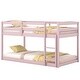 preview thumbnail 28 of 29, Modern Twin Size Bunk Bed with Ladder and Safety Guardrails