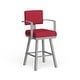 preview thumbnail 79 of 80, Amisco Akers Swivel Bar Stool