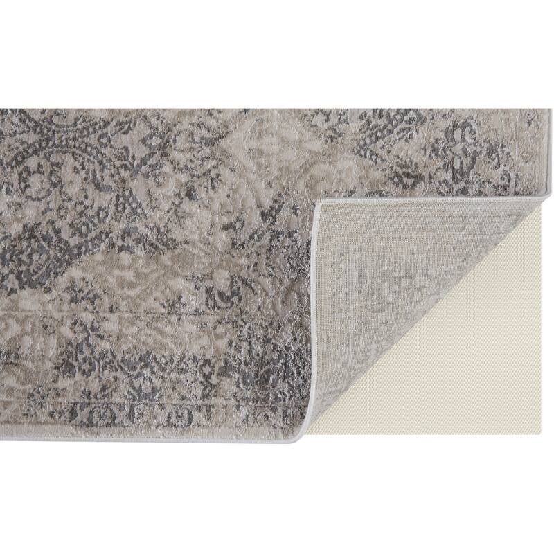 Grand Bazaar Alexander Machine Made Distressed Modern Area Rug