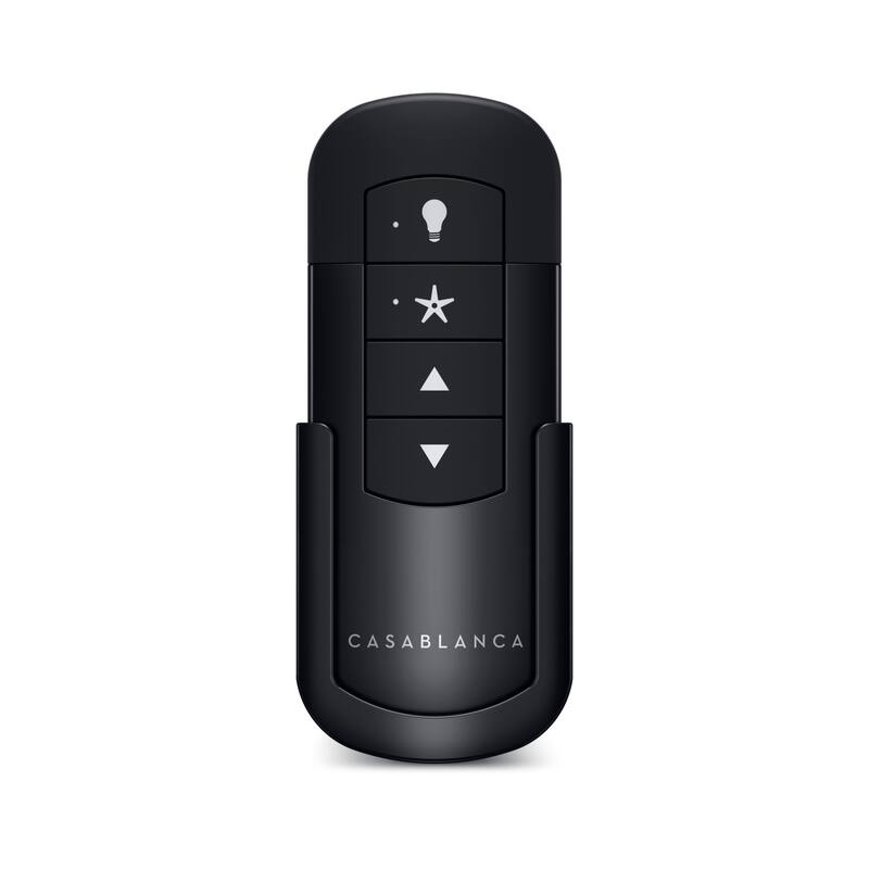 Casablanca Handheld Remote Control for use with Casablanca and Hunter fans - Black