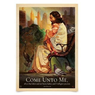 Jesus Come Unto Me By Anderson Design Group Poster Art Print 