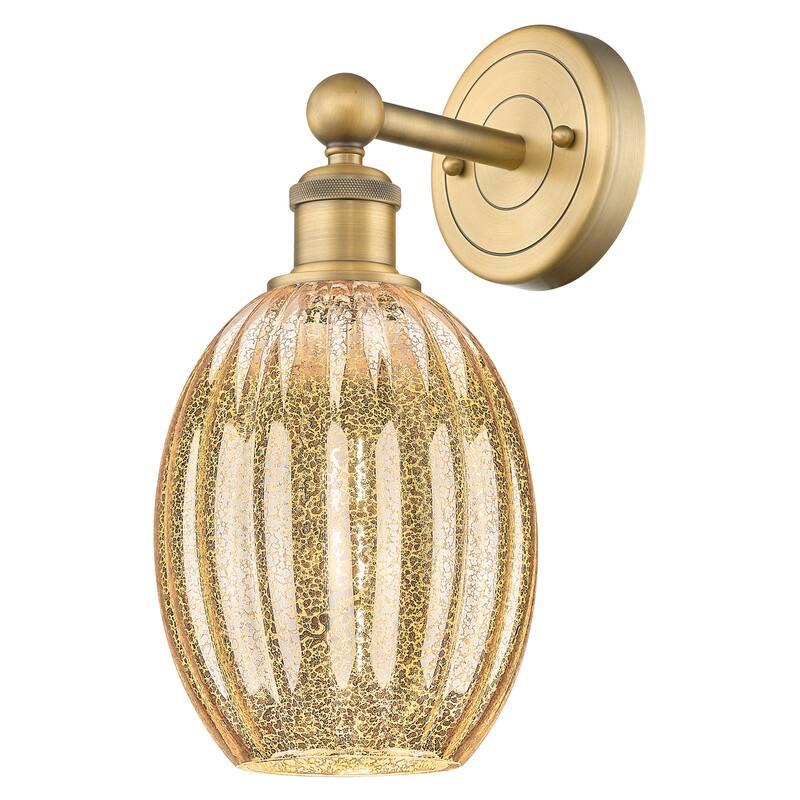 Innovations Lighting 616-1W-13-7 Preston Sconce Preston 13" Tall Wall - Brushed Brass / Mercury
