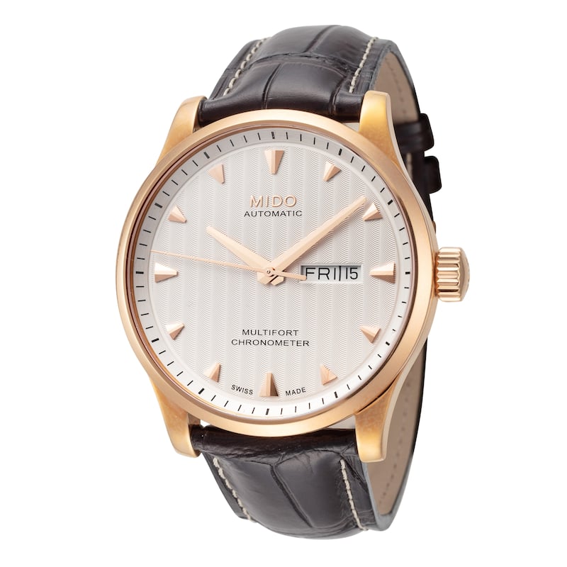 Mido Men's Multifort 42mm Automatic Watch M0054313603100 - Silver - N/A