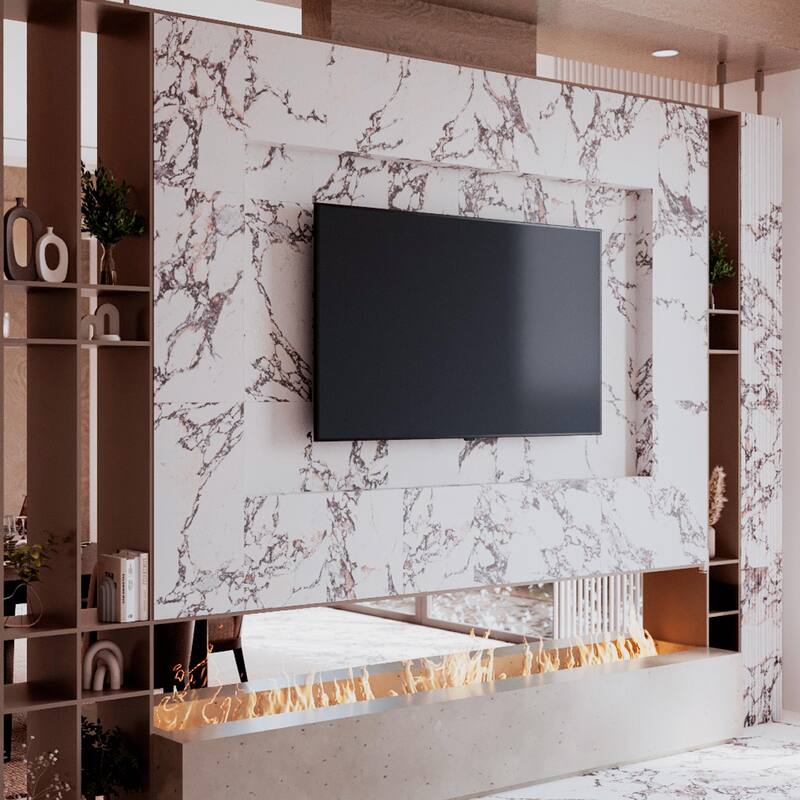 Merola Tile Touche Rubis 11-3/4" x 23-1/2" Porcelain Floor and Wall Tile