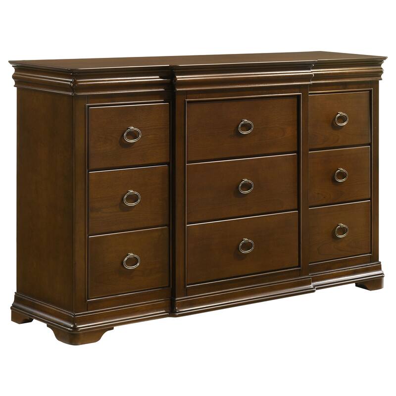 Garland 11-drawer Bedroom Dresser Cabinet Brown Cherry - Dresser