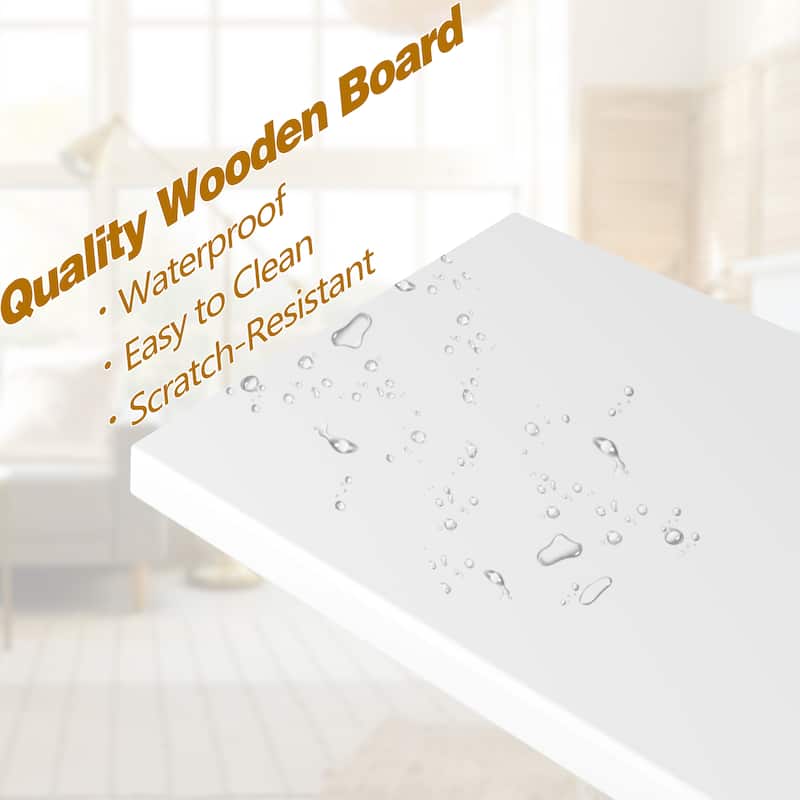 H-Shaped 5-Tier Storage Bookcase, 62.2" Tall Standing Bookshelf with Adjustable Feet