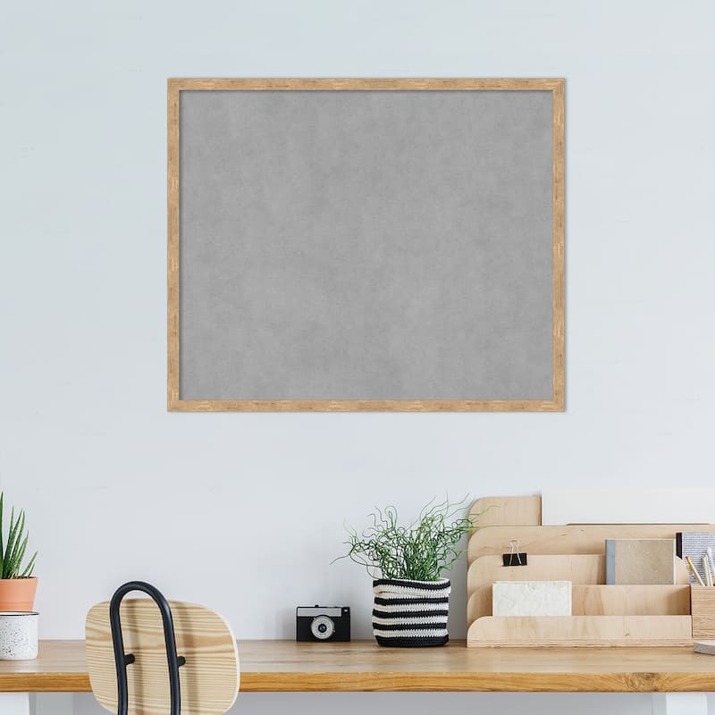Amanti Art Imprint Light Bronze Framed Magnetic Board
