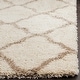 preview thumbnail 56 of 145, SAFAVIEH Hudson Shag Ariola Trellis 2-inch Thick Rug