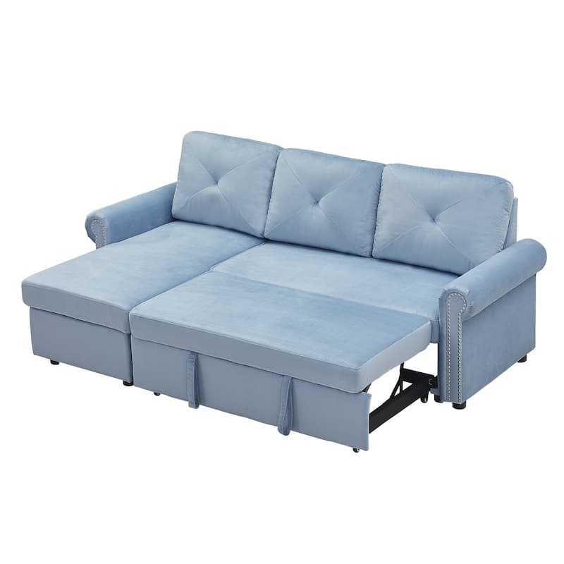 83" L-Shape Sectional Sofa with Storage Chaise