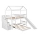 preview thumbnail 33 of 35, Twin Over Twin Bunk Bed with Two Drawers and Slide