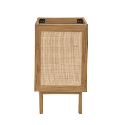 Swiss Madison Chaux 18" Freestanding Bathroom Vanity Cabinet without Top in Golden Oak