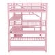 preview thumbnail 9 of 10, Metal Loft Bed with L-Shaped Desk, Wardrobe, Heavy Duty Frame with LED Lights & Charging Station