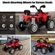 preview thumbnail 8 of 27, 12V Kids Ride On 4 Wheeler with MP3 Music and USB Function - 39" x 24" x 29"(L x W x H)