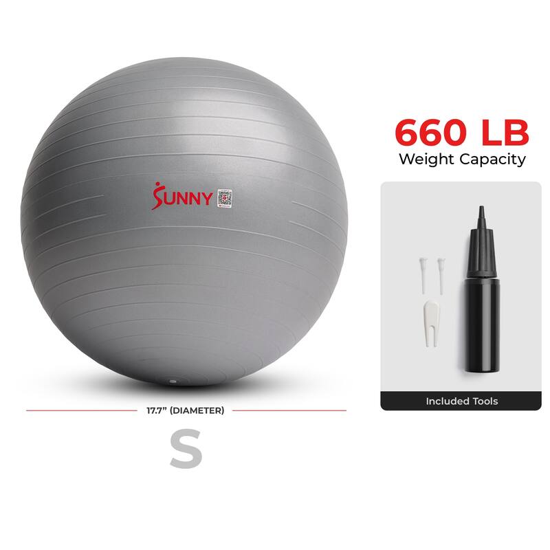 Sunny Health & Fitness Premium Yoga Ball Small 55CM SF-EB02