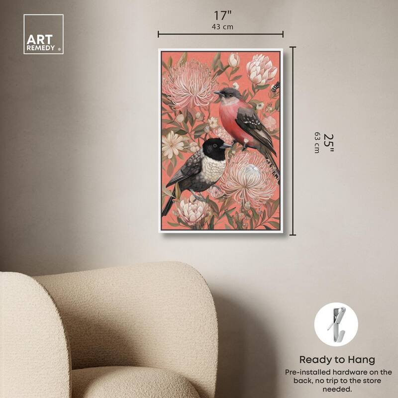 Protea Paradise Canvas by Art Remedy