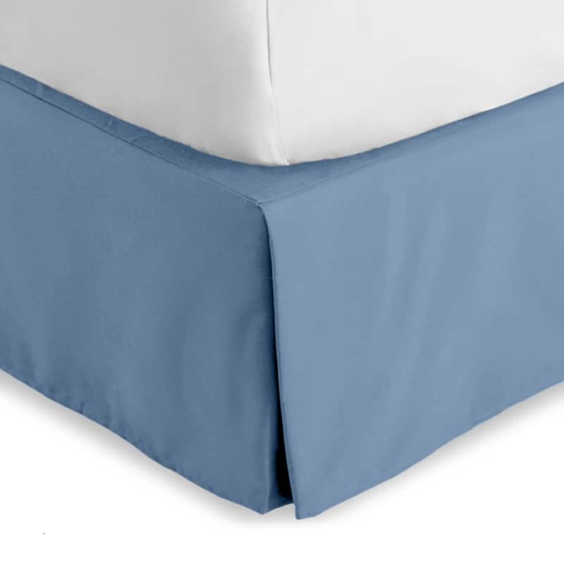 Bare Home Pleated Bed Skirt - 15-Inch Tailored Drop Easy Fit
