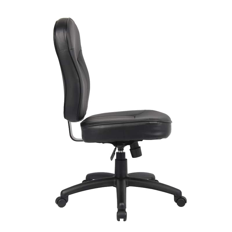 Boss Bonded Leather Mid-back Task Chair