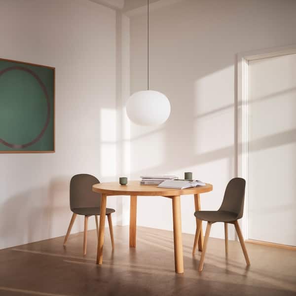 slide 2 of 138, Modern Plastic and Wood Dining Chairs (Set of 2)