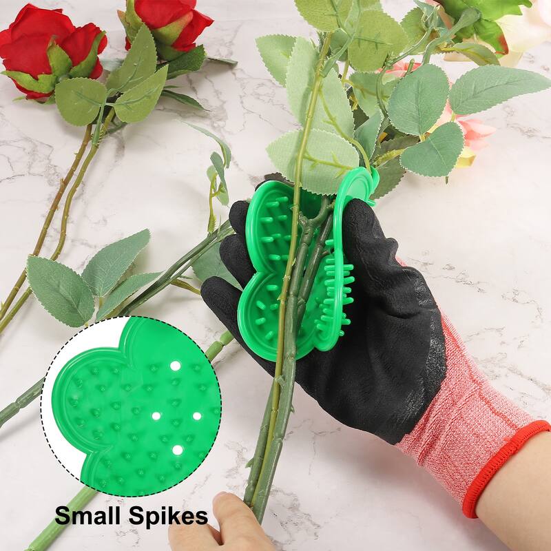 3pcs Rose Stem Leaf Thorn Stripper Remover Tool Stripping Kit