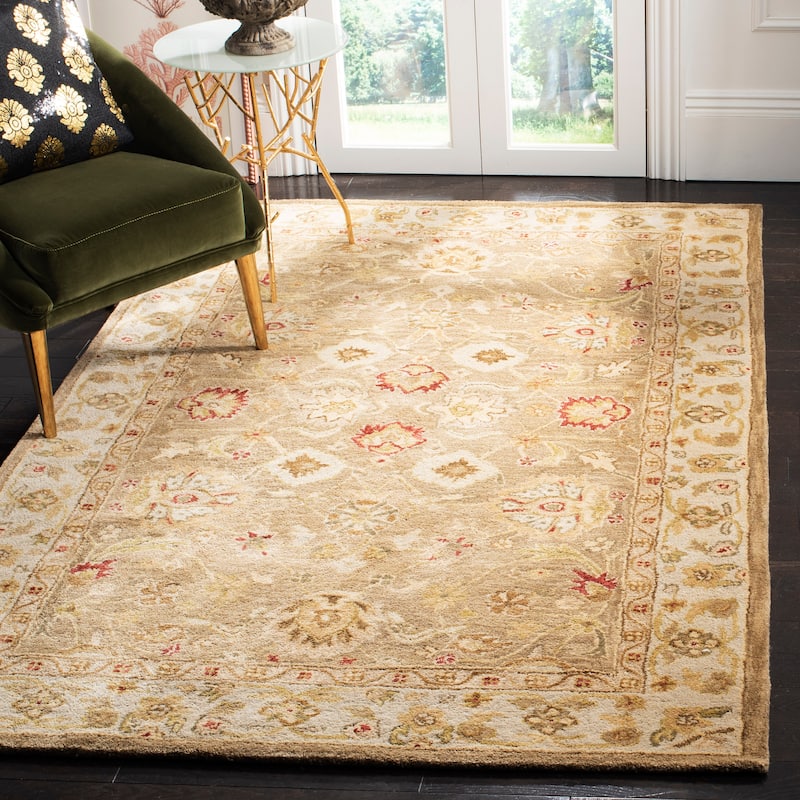SAFAVIEH Handmade Antiquity Maysoun Traditional Oriental Wool Area Rug - 8' x 10' - Brown/Beige