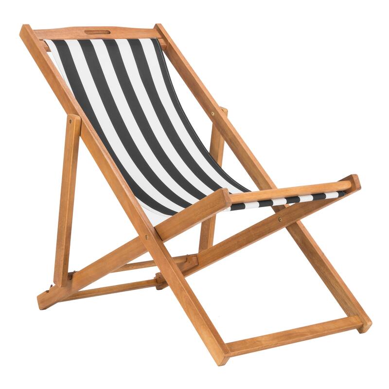 SAFAVIEH Outdoor Natalya Foldable Sling Chair (Set of 2) - 24W x 34D x 41H
