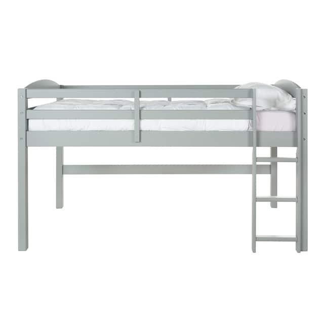 Middlebrook Designs Low Loft Twin Bed with Ladder
