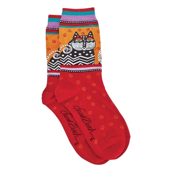 Shop Laurel Burch Women S Cat Ankle Socks Artistic Feline Design