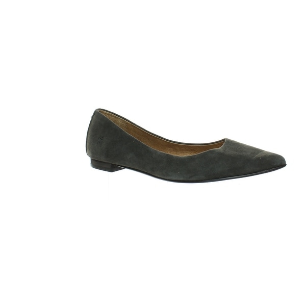 frye leather flats
