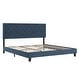 preview thumbnail 22 of 47, Dartington Velvet Fabric Platform Bed by iNSPIRE Q Modern
