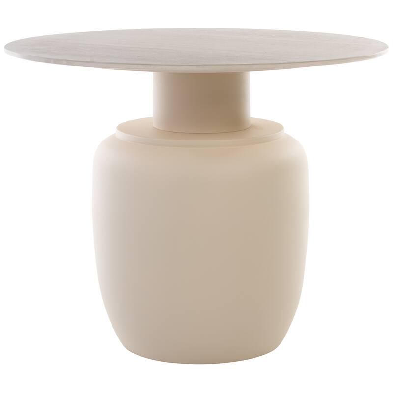 SAFAVIEH Home Kielh Tall Ceramic Side Table - 24"W x 24"D x 19"H