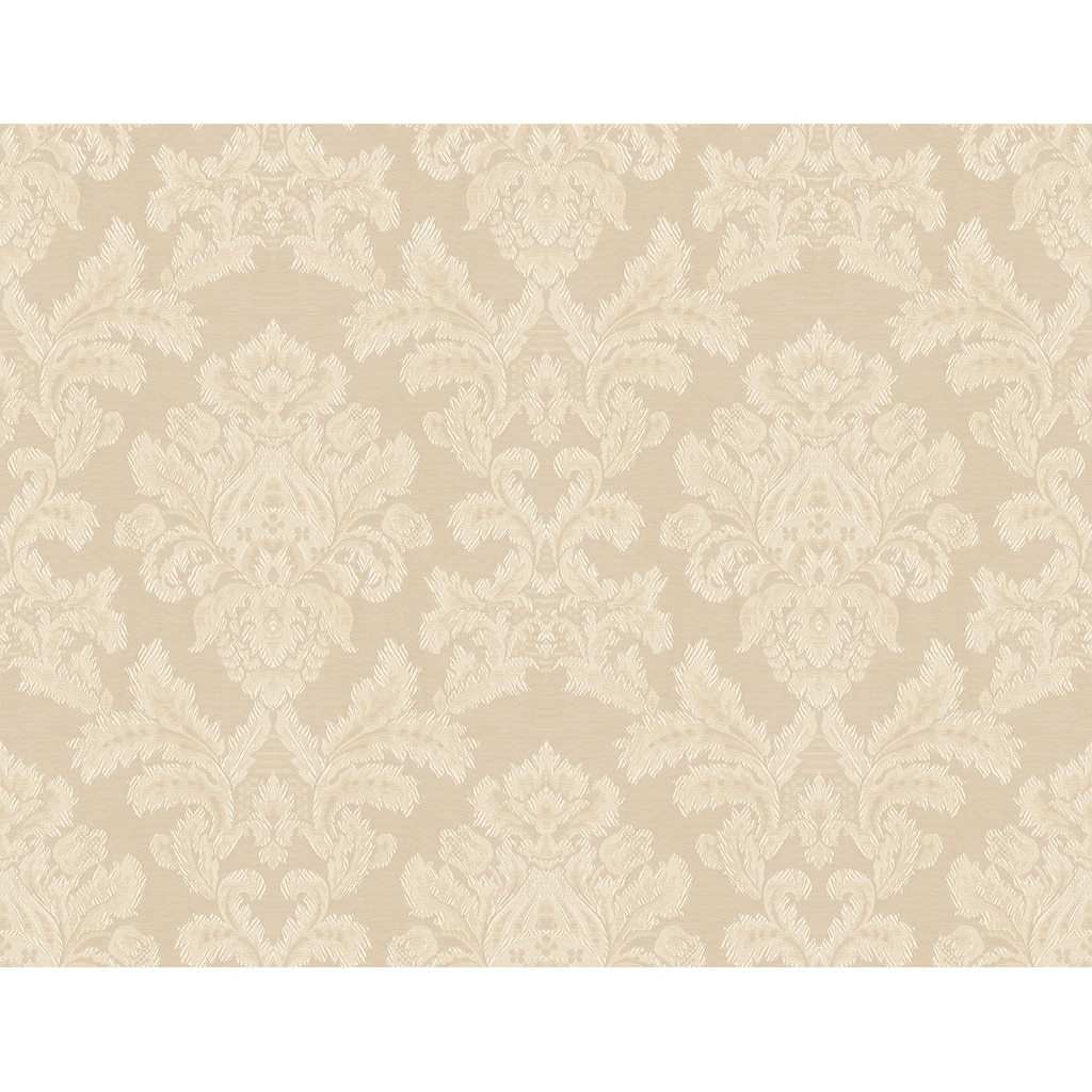 Seabrook Designs Imogene Acanthus Damask Unpasted Wallpaper