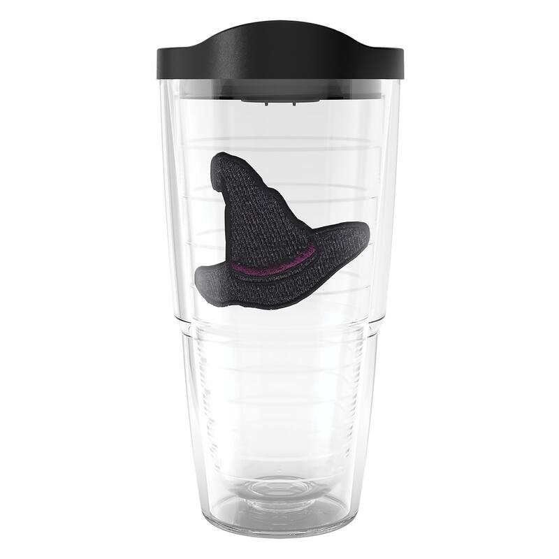 Tervis Halloween Screams and Dreams Made in USA Double Walled Insulated Travel Tumbler, Witch Hat - 24oz