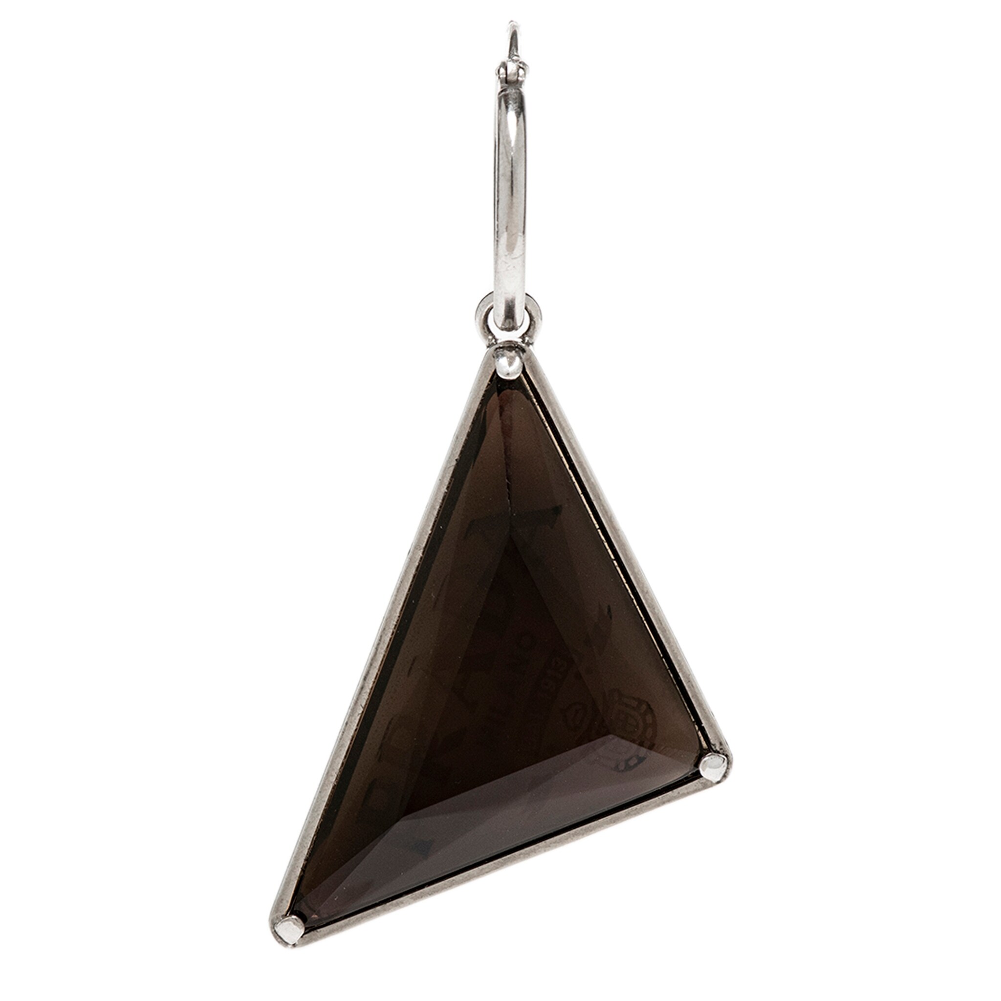 Prada Symbole Quartz Pendant Single Earring, Right Ear