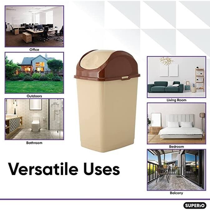 18 qt Slim Swing Trash Can