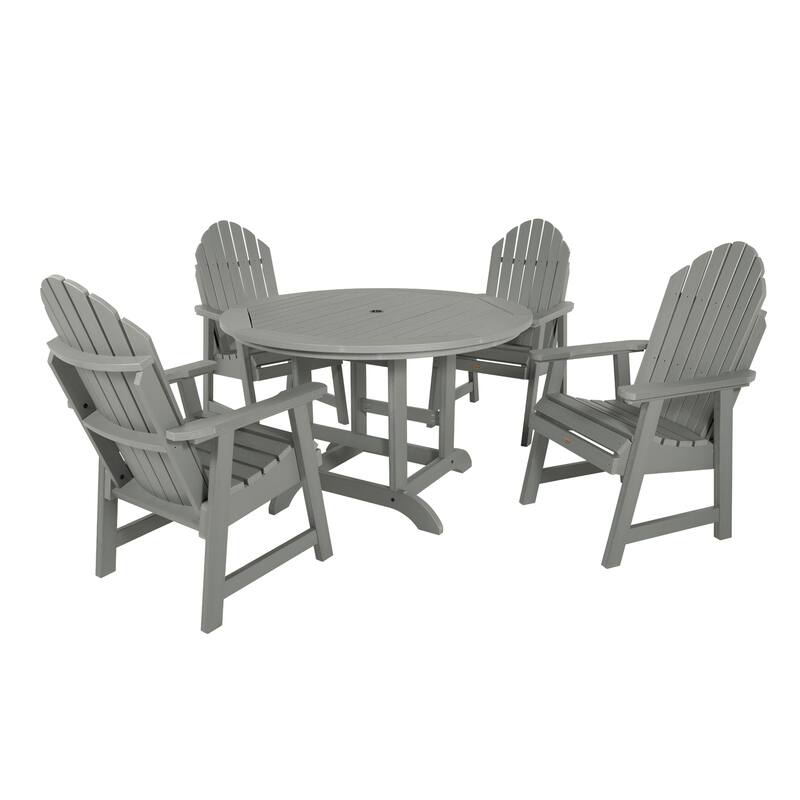 Hamilton 5-piece Outdoor Dining Set - 48" Round Table, Dining-height