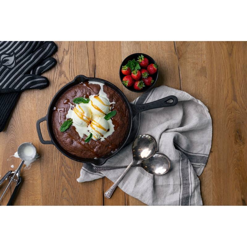 Napoleon 56053 9 1/2" Wide Large Cast Iron Frying Pan